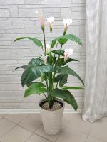Калла белая Н125-145см искусственное растение