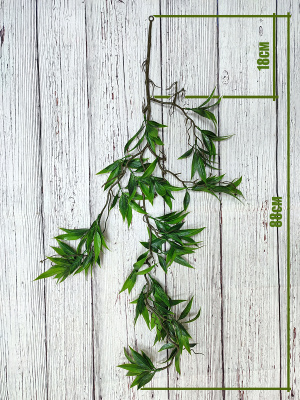Ветка Хойи искусственное ампельное растение В88см