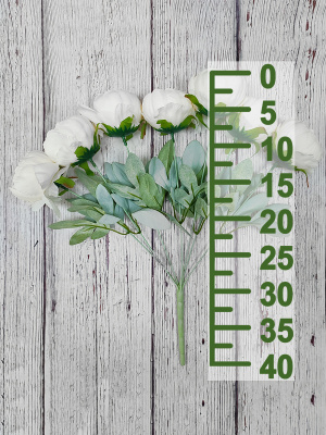 Пион короткий 7 веток В40см